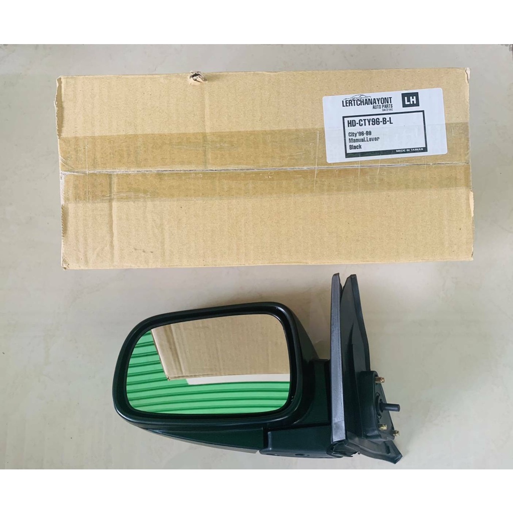 กระจกมองข้าง(รุ่นปรับมือ) HONDA CITY ปี1996-2002 ไต้หวัน ข้างLH(ซ้าย) อันละ1250บาท