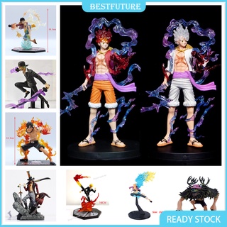 โมเดลฟิกเกอร์ PVC รูปปั้นอนิเมะ One Piece Sun God Nika Gear 5 Luffy Zoro Ace Sanji ของเล่น ของขวัญ สําหรับสะสม