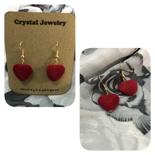 Red Heart Earring