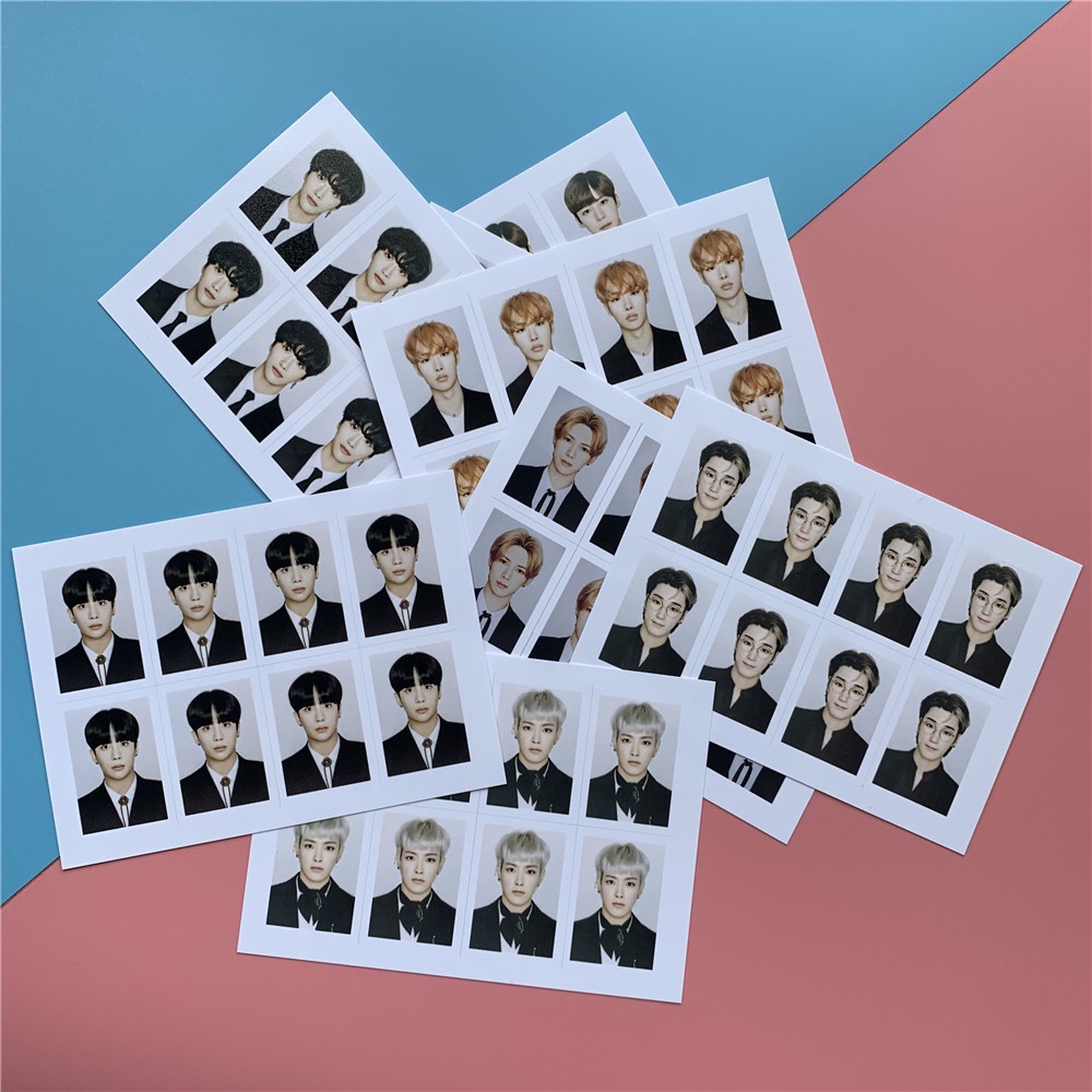 ATEEZ ID Photo Zero Fever การ์ดรูปถ่ายขนาดหนึ่งนิ้วรูปถ่ายหนังสือเดินทาง ATEEZ