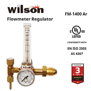 เกจ์อาร์กอน/เกจ์ปรับแรงดันแก๊ส Argon Wilson FM-1400-15FL/AR สำหรับอุตสาหกรรมทั่วไปมาตรฐาน USA HEAVY DUTY