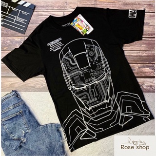 สื้อยืด Iron Man - พื้นหลังสีดำ (ลิขสิทธิ์แท้)