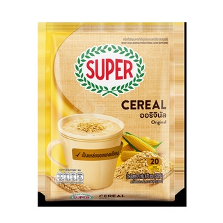 SUPER COFFEE ซุปเปอร์ ซีเรียล ออริจินอล รสธรรมชาติ 3 อิน 1 ขนาด 20 ซอง