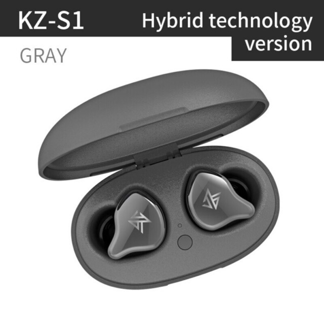 KZ-S1 TWS พร้อมส่ง!!ไม่ต้องรอนาน🎧 หูฟังไร้สาย True Wireless Bluetooth 5.0 Earphones Dynamic Earbuds Touch Control🔥