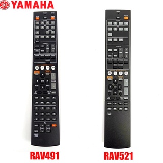 รีโมตคอนโทรล สําหรับ Yamaha AV RAV521 RAV491 RAV375 RAV462 RAV463 RAV521 RAV522 RX-V377 RX-V447 RX-V479 YHT-4910U HTR-2064 HTR-2064SZ RX-V377Bl Yamaha RAV435 WW510700 Rav463 RAV462 ZA113500 Rav521 RTZJ665000 Zj66500 ZJ665000 ตัวรับสัญญาณวิดีโอเสียง