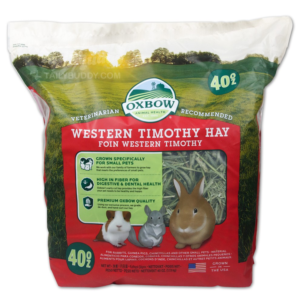 Oxbow Western Timothy Hay หญ้าทิโมธี (15 oz) - pfpetshop - ThaiPick