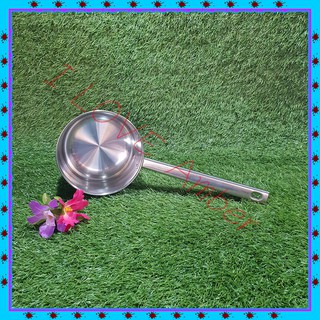 ชื่อ  : กระบวยแสตนเลสด้ามยาว หม้อด้ามแสตนเลส หม้อโจ๊กแสตนเลสcolander Stainless steel water pitcher กระบวยตักน้ำแกงสแตนเล