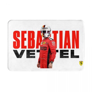 Sebastian Vettel (3) พรมเช็ดเท้า ผ้าสักหลาด กันลื่น ดูดซับน้ํา แห้งเร็ว สําหรับห้องน้ํา 16x24 นิ้ว พร้อมส่ง