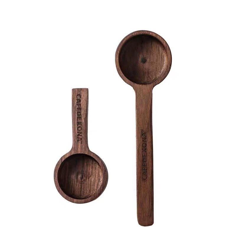 CAFEDE KONA coffee bean spoon solid wood 10G coffee ช้อนตวง ช้อนไม้ ช้อนกาแฟ