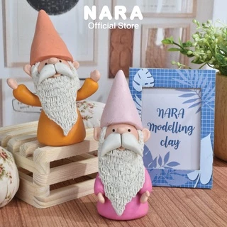 NARA Modelling Clay ดินน้ำมันไร้สารพิษสีพาสเทล ขนาด 200 กรัม 5 สี พร้อมเเม่พิมพ์ครบชุด ชุดถัง