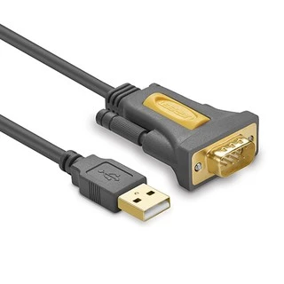 UGREEN รุ่น CR104 USB 2.0 to RS232 DB9 Serial Cable Male A Converter Adapter with PL2303 Chipset for Windows 10, 8.1, 8