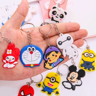 พร้อมส่ง พวงกุญแจ PVC ขนาดเล็ก 3 ซม. เลือกแบบได้