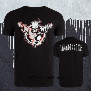 [S-5XL] GILDAN 【Bf Style】ใหม่ เสื้อยืดแขนสั้น ผ้าฝ้าย 100% พิมพ์ลายโลโก้ Thunderdome Hardcore Techno And Gabber 2 ด้าน ส