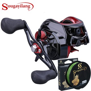 Sougayilang 17 + 1BB Baitcasting รอกตกปลาหล่อ ต่อต้านการกัดกร่อน สำหรับตกปลาน้ำเค็ม น้ำจืด