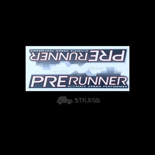 สติ๊กเกอร์ ติดข้างกระบะ PRERUNNER ของ วีโก้ รุ่นแรก ขายเป็นชุด โตโยต้า TOYOTA VIGO STICKER