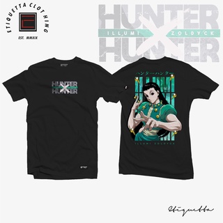 เสื้อ Tshirt Anime Hunter X Hunter  Illumi Zoldyck v2 เสื้อยืดแขนสั้นเสื้อยืดการ์ตูนญี่ปุ่นอะนิเมะชายและหญิง