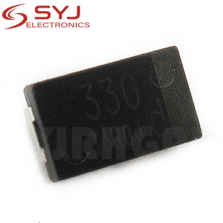 ชิ้นส่วนอิเล็กทรอนิกส์ 20 ชิ้น Smd 6 . 3 V 330 Uf Tantalum Capacitor Esr 330 Uf 4Tpb330M 7343 Can Replace Oe128 Oe907 0 . 8 In Stock