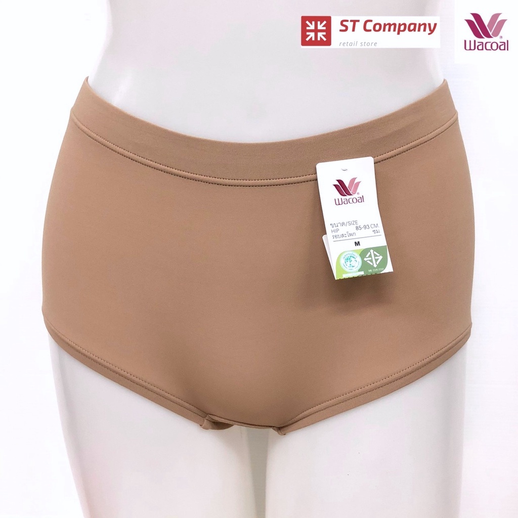 Wacoal Boyleg Panty ทรงขาสั้น (Boyleg) เอวสูง ดำ (Black) 1 ชิ้น รุ่น WU8457 เนื้อผ้า Nylon Tactel กา