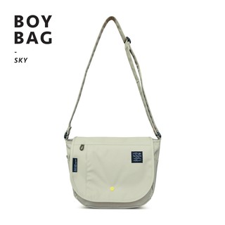 Boy relife sky bag กระเป๋าสะพายข้าง รุ่นบอย สีกากีอ่อน