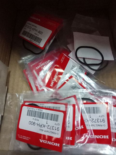 (91372-KPH-900)โอริงฝาวาวล์ wave125ราคาต่อชิ้น(ของเเท้)