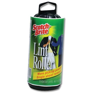 ราคาพิเศษ!! สก๊อตช์-ไบรต์ 3M ลูกกลิ้งขจัดฝุ่น รีฟิล 30 แผ่น Scotch - Brite 3M Lint Roller Refill 30 sheets