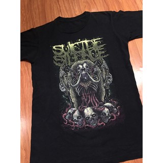 เสื้อวง SUICIDE SILENCE Size M มือ2สามารถปรับแต่งได้