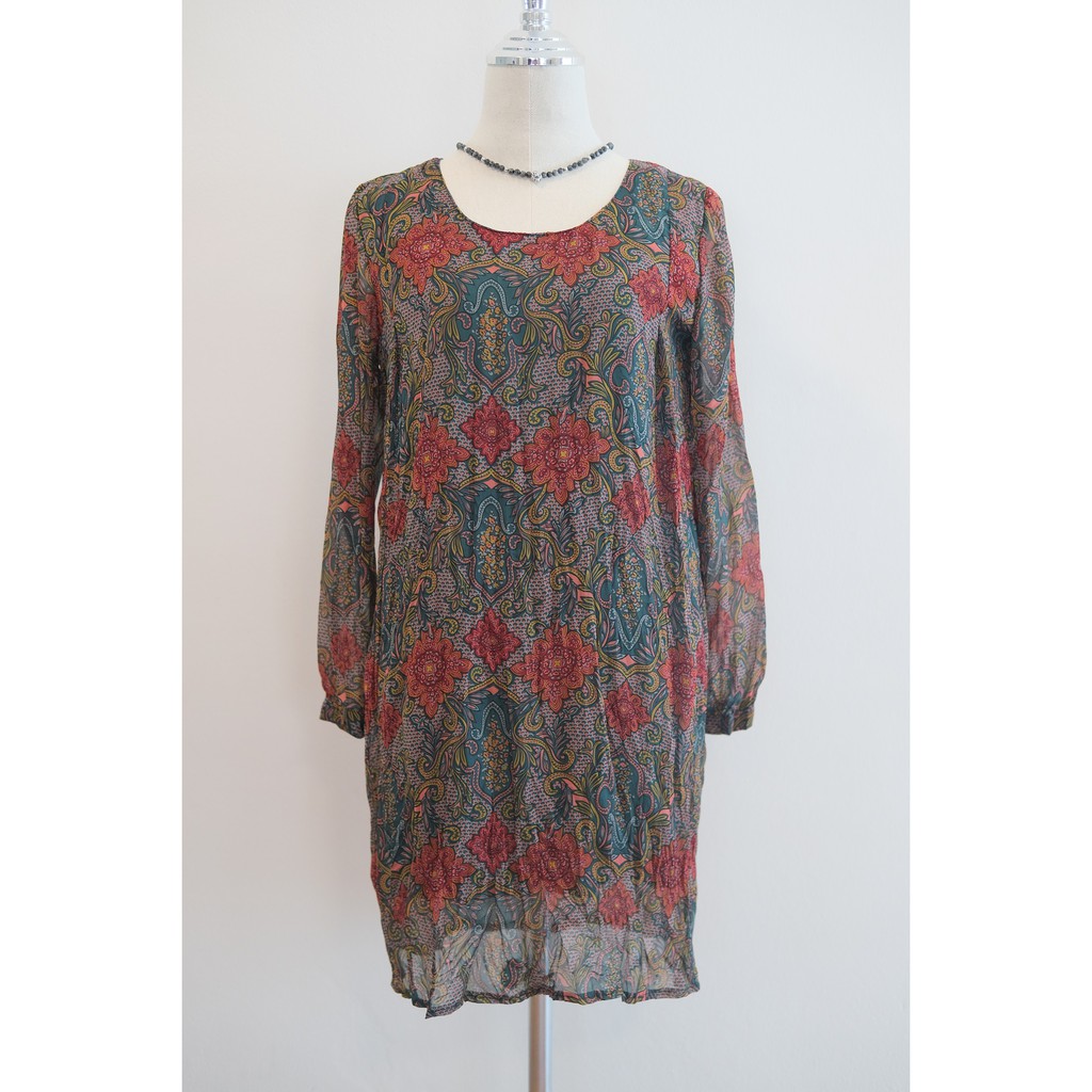 Vintage graffic dress