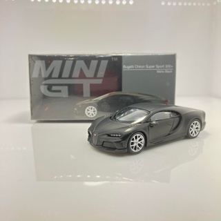 Mini GT No. 374-L Bugatti Chiron Super Sport 300+ Matte Black