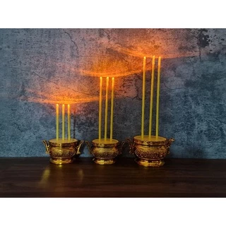 ชุดธูป 3 ดอก 3 ขนาด แถมถ่านฟรี