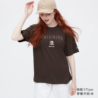 Uniblo เสื้อยืดแขนสั้น พิมพ์ลายดิสนีย์ สําหรับผู้หญิง 452991 ยูนิโคล่