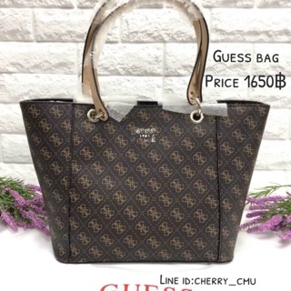 Guess bag แท้ราคาถูก หนังทั้งใบ