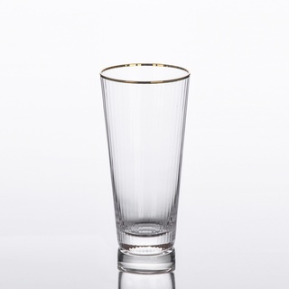 Bighot AILO แก้วทรงสูงขอบทอง 450ml.  JORINA-G