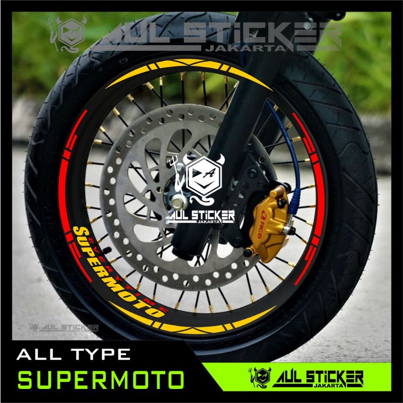 สติ๊กเกอร์ VELG ทุกรุ่น SUPERMOTO, CRF, KTM, DTTRACKER, DRZ, WR 155 ETC. (หน้าหลัง)