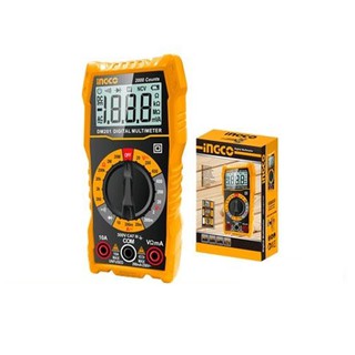 INGCO DM 2002 มัลติมิเตอร์ มิเตอร์วัดไฟ ดิจิตอลมัลติมิเตอร์ 600V รหัส DM2002 โวลต์มิเตอร์ แอมป์มิเตอร์