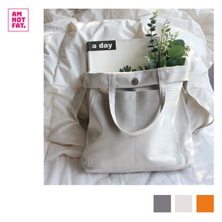 Amnotfat. Casual bag / กระเป๋าผ้าคอตตอนหนาพิเศษ