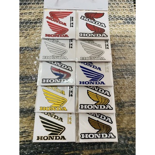 สติ๊กเกอร์ปีกนก Honda มี 7 สี ขาว แดง น้ำเงิน เหลือง