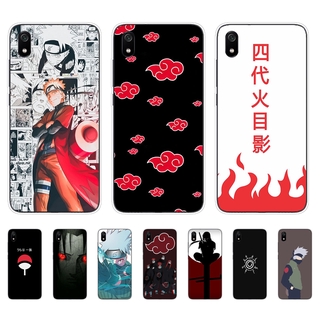 เคสโทรศัพท์ซิลิโคน Tpu แบบนิ่ม ลายการ์ตูนนารูโตะ Akatsuki Clan Cloud Symbol สําหรับ Xiaomi Redmi 7A 9 9A Note 7 9