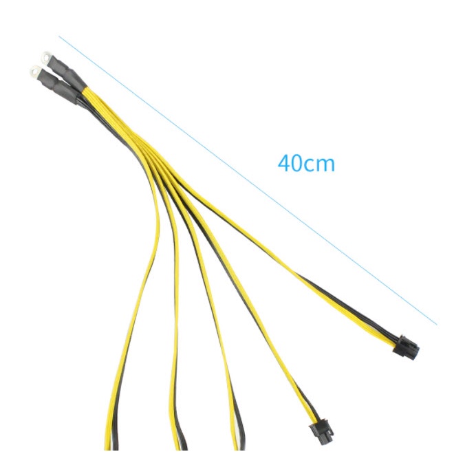 สาย PSU Bitmain Antminer APW7 S9 S7 L3 6PIN * 10