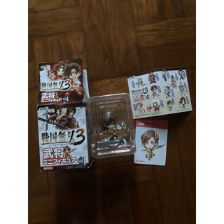 (แท้มือ1แกะเช็ค)Koei Sengoku Muso Samurai Warriors 3 Mini Figure Vol1