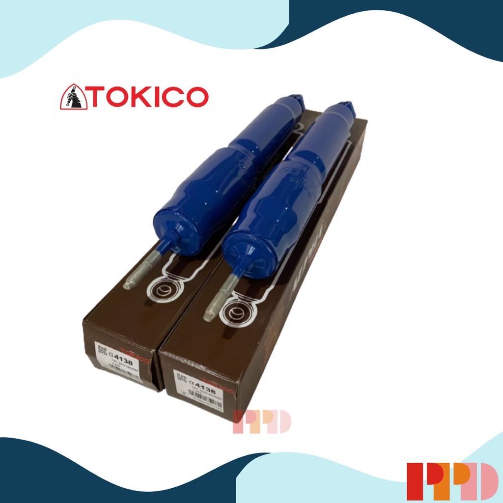 TOKICO ALPHA โช้คอัพใหญ่พิเศษ Gas คู่หน้า ISUZU D-MAX 4X4, MU-7, HI-LANDER 4X2 ปี 02-11 (รหัสสินค้า 