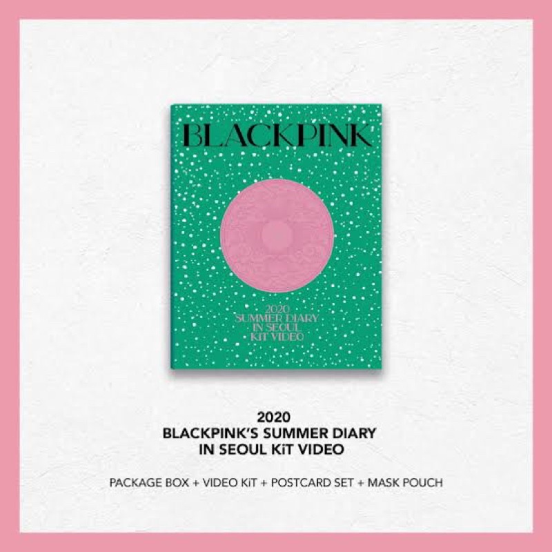 [พร้อมส่ง] Blackpink Summer Diary in Seoul 2020 [Kit Video] ไม่แกะซีล | Jennie - Jisoo - Lisa - Rose