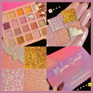 20หลุม SUNSET EYESHADOW PALETTE อายแชโดว์ พาเลท 20สี 180 บาท