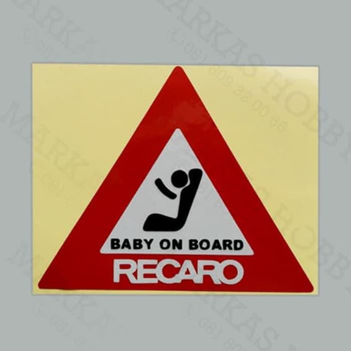 สติ๊กเกอร์กระดาน Recaro Baby on