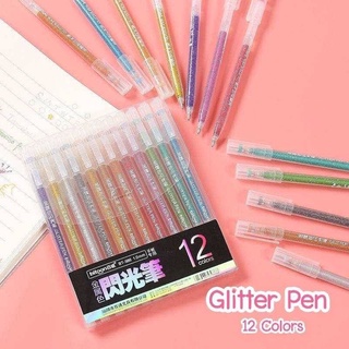 Glitter Pen ปากกา กลิสเตอร์ 1 set 12 สี