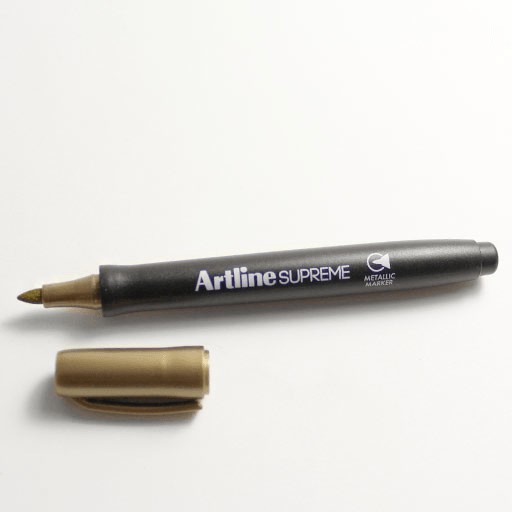 Artline Supreme Metallic Markers pen 1.0mm  EPF-790   ปากกามาร์กเกอร์สีเมทัลลิค  ทอง/เงิน
