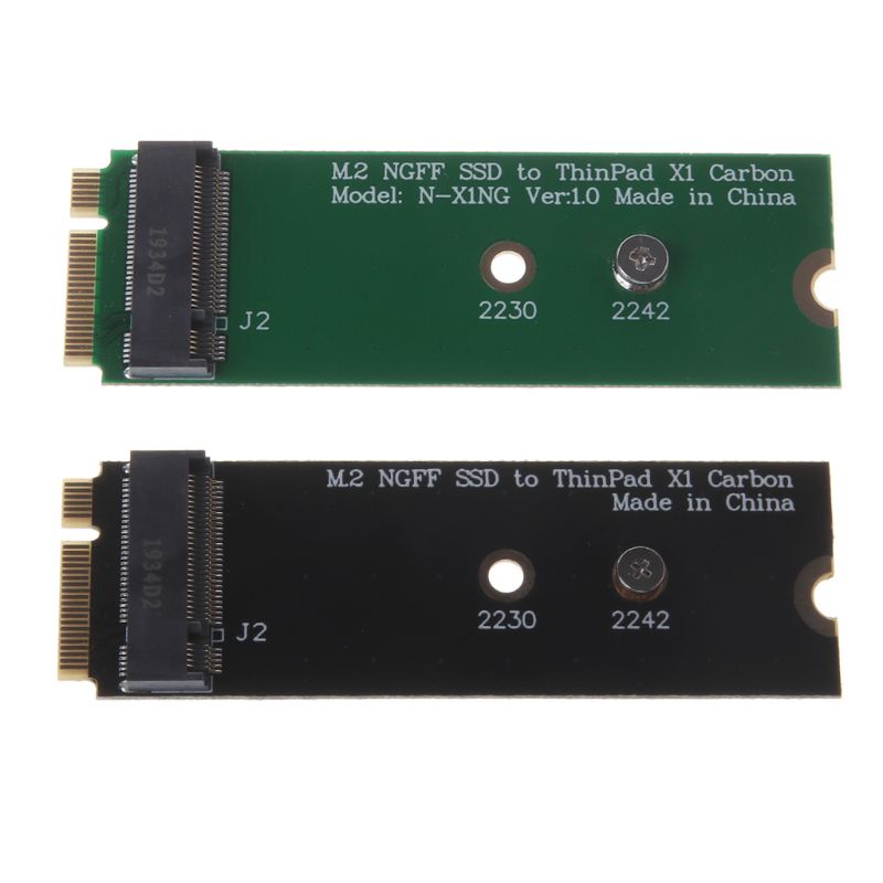 BTM สําหรับ M 2 ถึง X1 Carbon Ultrabook อะแดปเตอร์ Reader การ์ดสําหรับ ThinkPad Carbon 20 + 6pin SSD