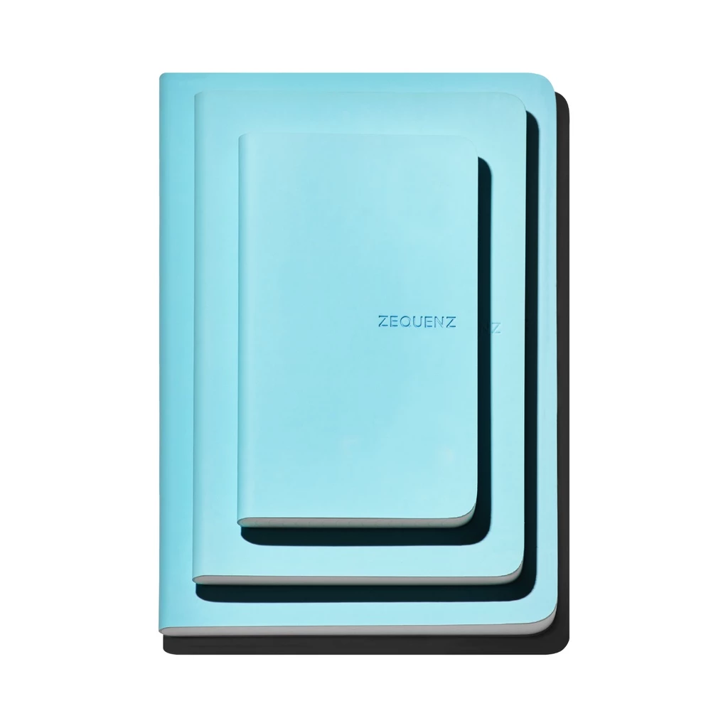 ZEQUENZ The Color Notebook Turquoise สมุดโน๊ตสำหรับบันทึก สีฟ้าพาสเทล