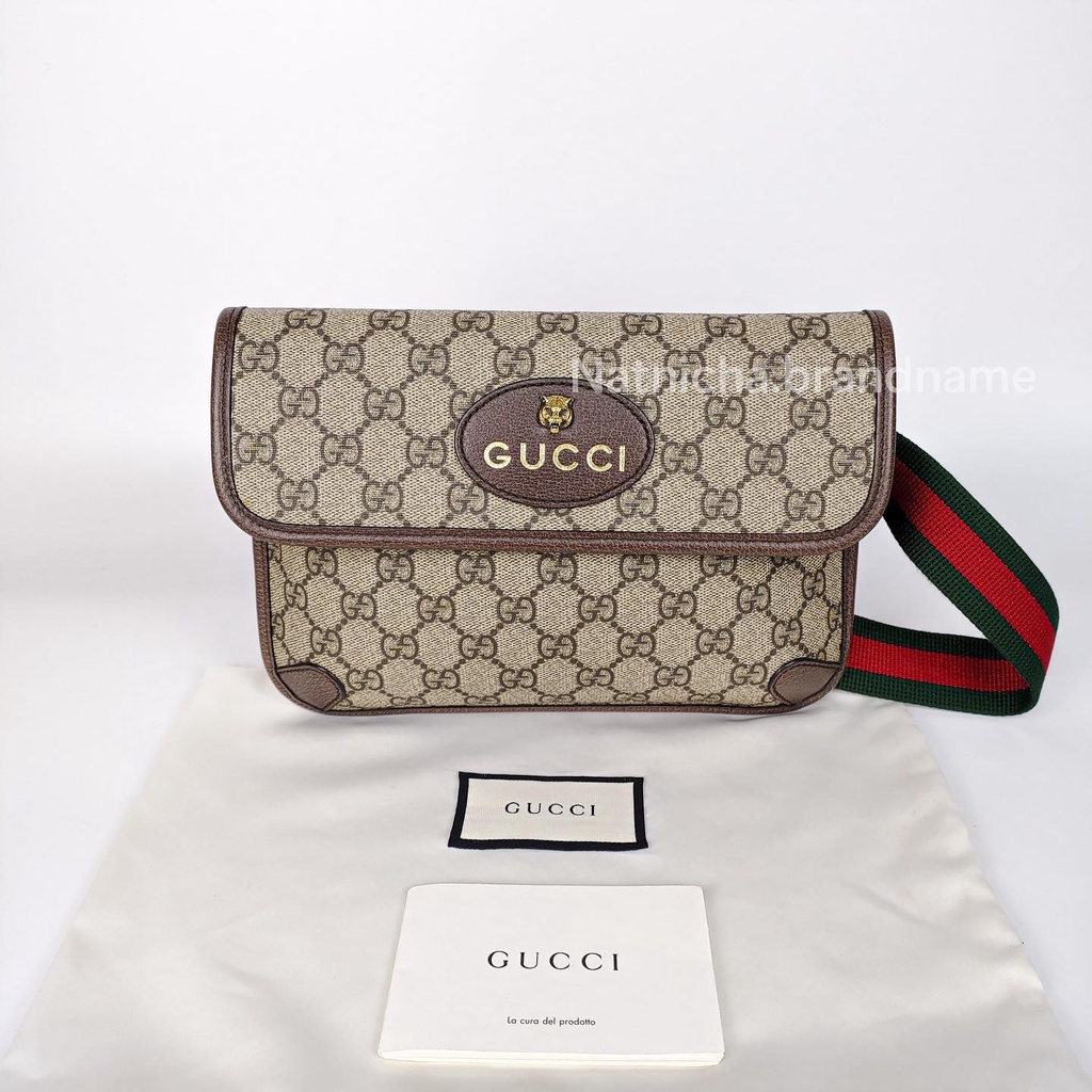 แท้💯 Gucci supreme belt bag ปี2020