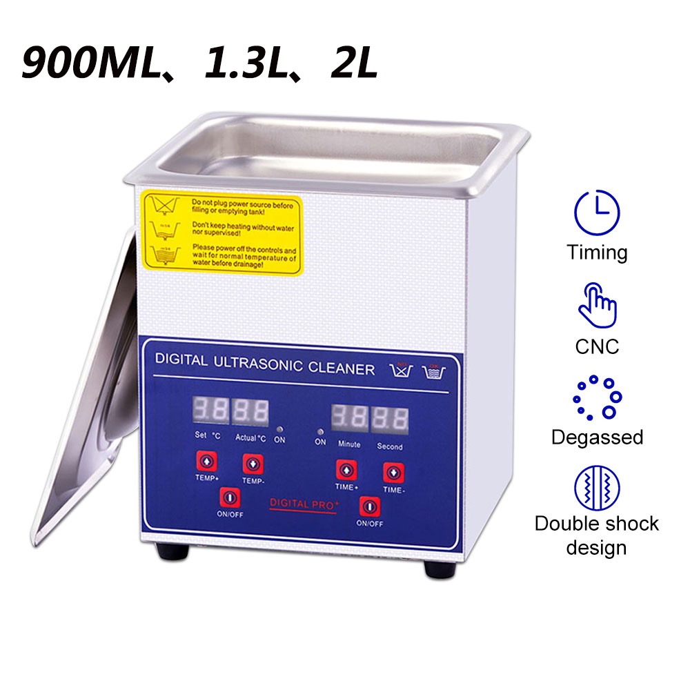 แว่นตาเครื่องซักผ้าUltrasonic Cleaner 60100W Sonicator Bath Degas for ...