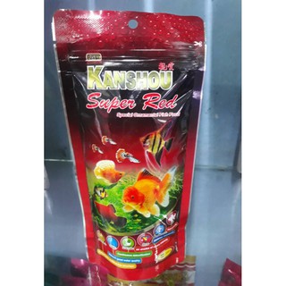 อาหารปลาทอง คันโช ซุปเปอร์เรด  100 g เม็ดจิ๋ว